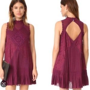 Free People Angel Lace Dress Rose/Pink size XS NWT